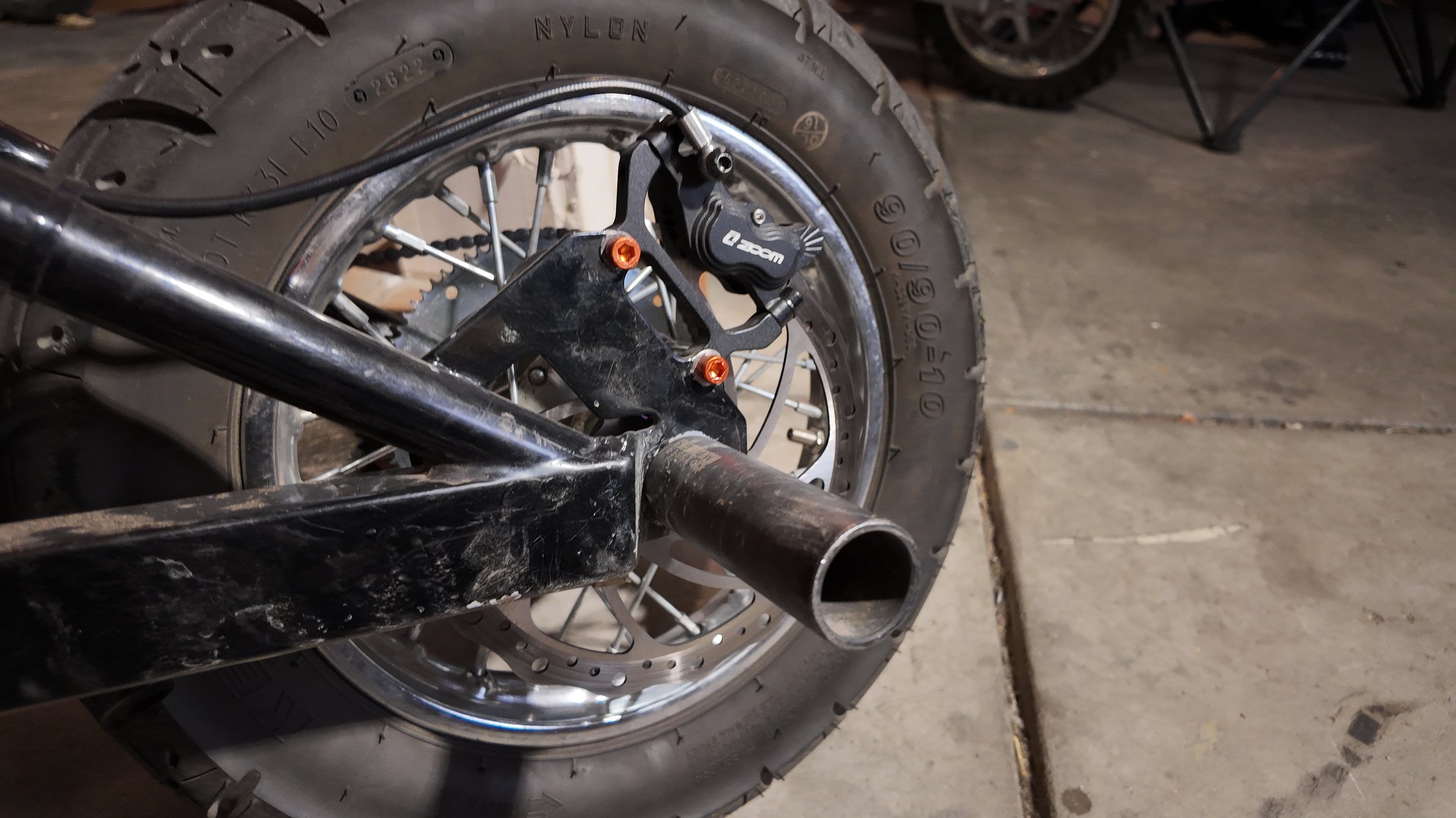 Razor Zoom Brakes 4-Piston- 180mm Rotor REAR ONLY — Electric Moto